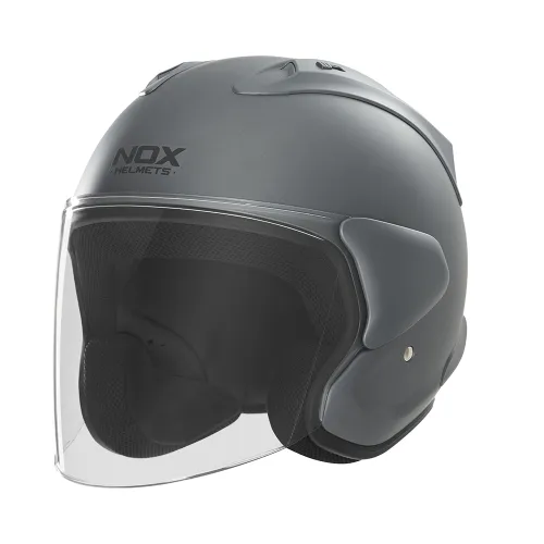 NOX jet helmet moto scooter N220-S matt titanium