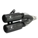 IXRACE HONDA X-ADV 750 / FORZA / 2025 DOUBLE pot d'échappement DCX2 CARBON FORGED DH6425C2 - EURO5+