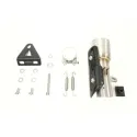 IXRACE HONDA X-ADV 750 / FORZA / 2025 pot d'échappement MK2B BLACK INOX AH6225SB - EURO5+