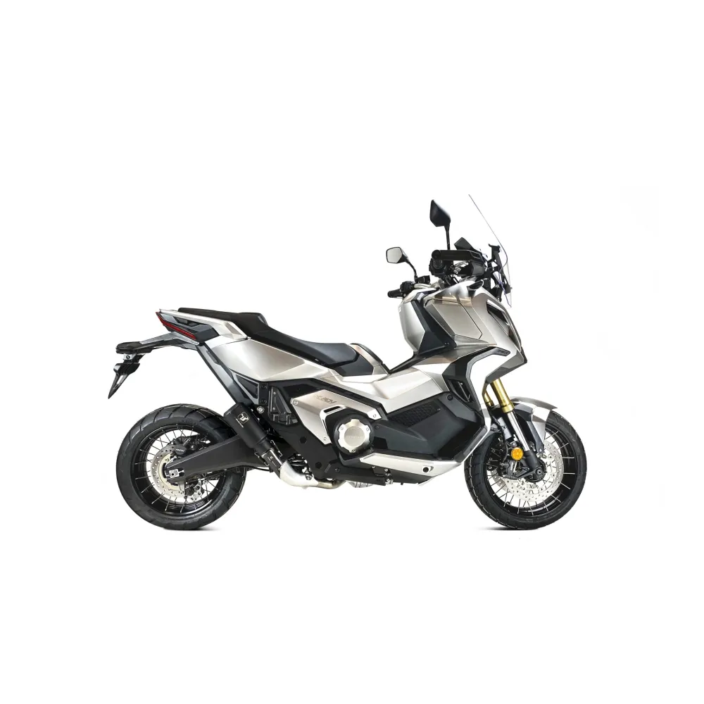 IXRACE HONDA X-ADV 750 / FORZA / 2025 pot d'échappement MK2B BLACK INOX AH6225SB - EURO5+