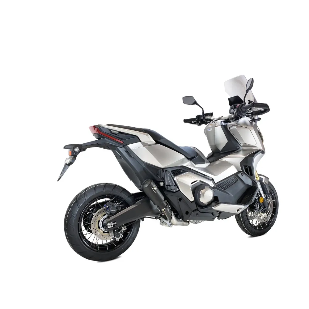 IXRACE HONDA X-ADV 750 / FORZA / 2025  MK2B INOX silencer MK2B BLACK AH6225SB - EURO5+