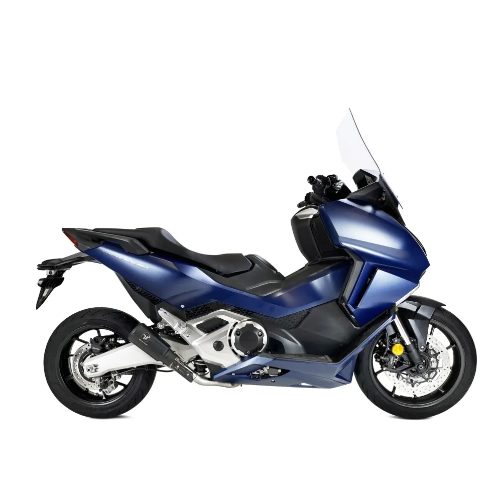 IXRACE HONDA X-ADV 750 / FORZA / 2025 pot d'échappement MK2B BLACK INOX AH6225SB - EURO5+