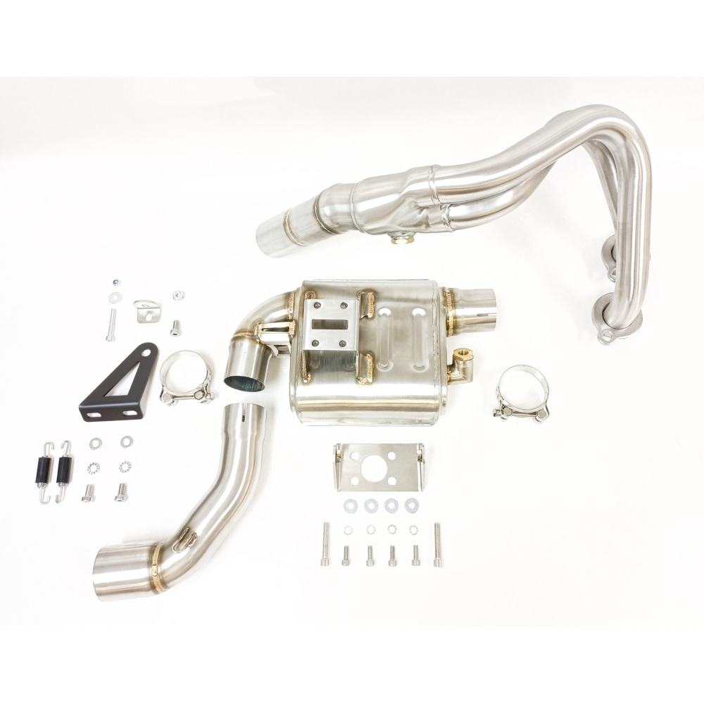 IXRACE KAWASAKI VERSYS 650 / 2023 2024 MK2 INOX complete silencer AY9282S - EURO5+