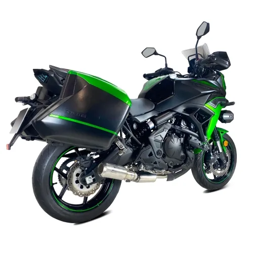 IXRACE KAWASAKI VERSYS 650 / 2023 2024 MK2 INOX complete silencer AY9282S - EURO5+