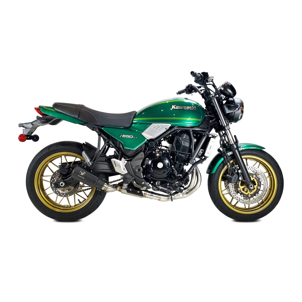 IXRACE KAWASAKI Z 650 / NINJA 650 / RS / 2023 2024 ligne complète d'échappement pot MK2B BLACK AK7257SB - EURO5+