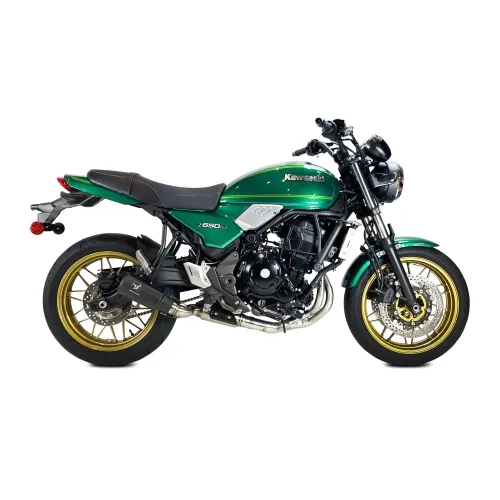 IXRACE KAWASAKI Z 650 / NINJA 650 / RS / 2023 2024 MK2B BLACK complete line silencer AK7257SB EURO 5 approved