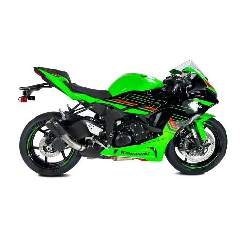 IXRACE KAWASAKI ZX6R / 2024 pot d'échappement MK2 CARBONE FORGED AK7244CX - NON HOM