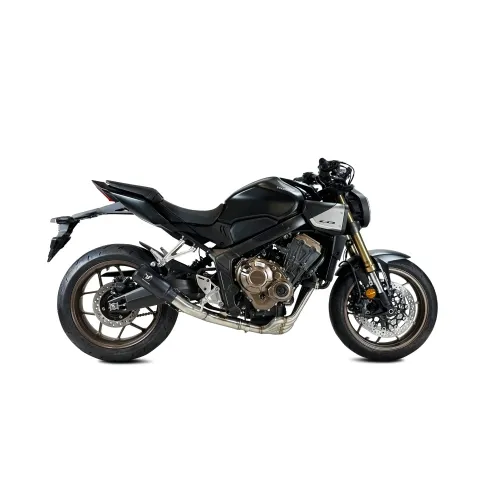 IXRACE HONDA CB 650 R / CBR / 2024 ligne complète d'échappement pot MK2B NOIR AH6943SB - NON HOM