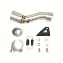 IXRACE HONDA NX 500 / 2024 pot d'échappement M8 BLACK MH6037B - EURO 5+
