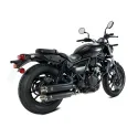 IXRACE KAWASAKI ELIMINATOR 500 / 2024 GAMME CUSTOM BLACK exhaust silencer NK7046SB - EURO5+