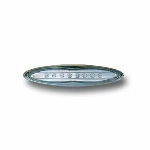 white ALMOND led indicators N°10 alu or black edge E11 approved