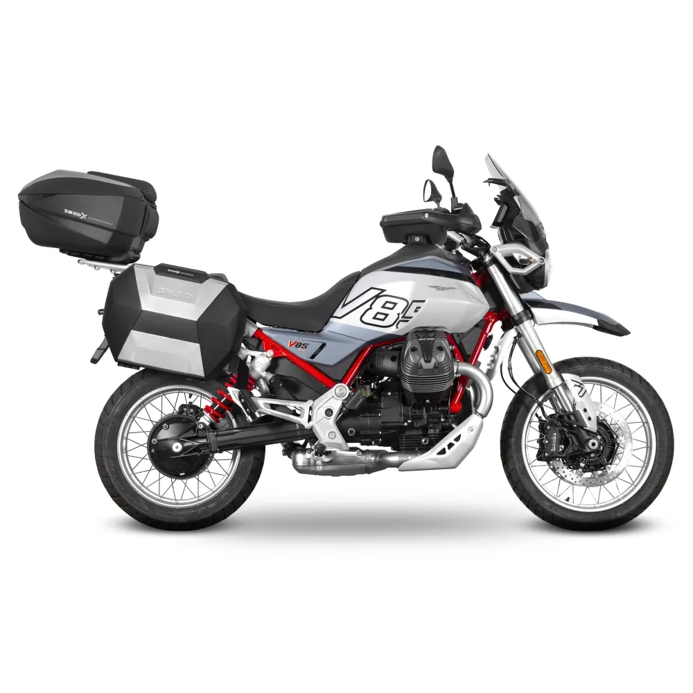 SHAD 3P - support valises latérales MOTO GUZZI V85 TT / TRAVEL / 2024 2026 - M0VT84IF