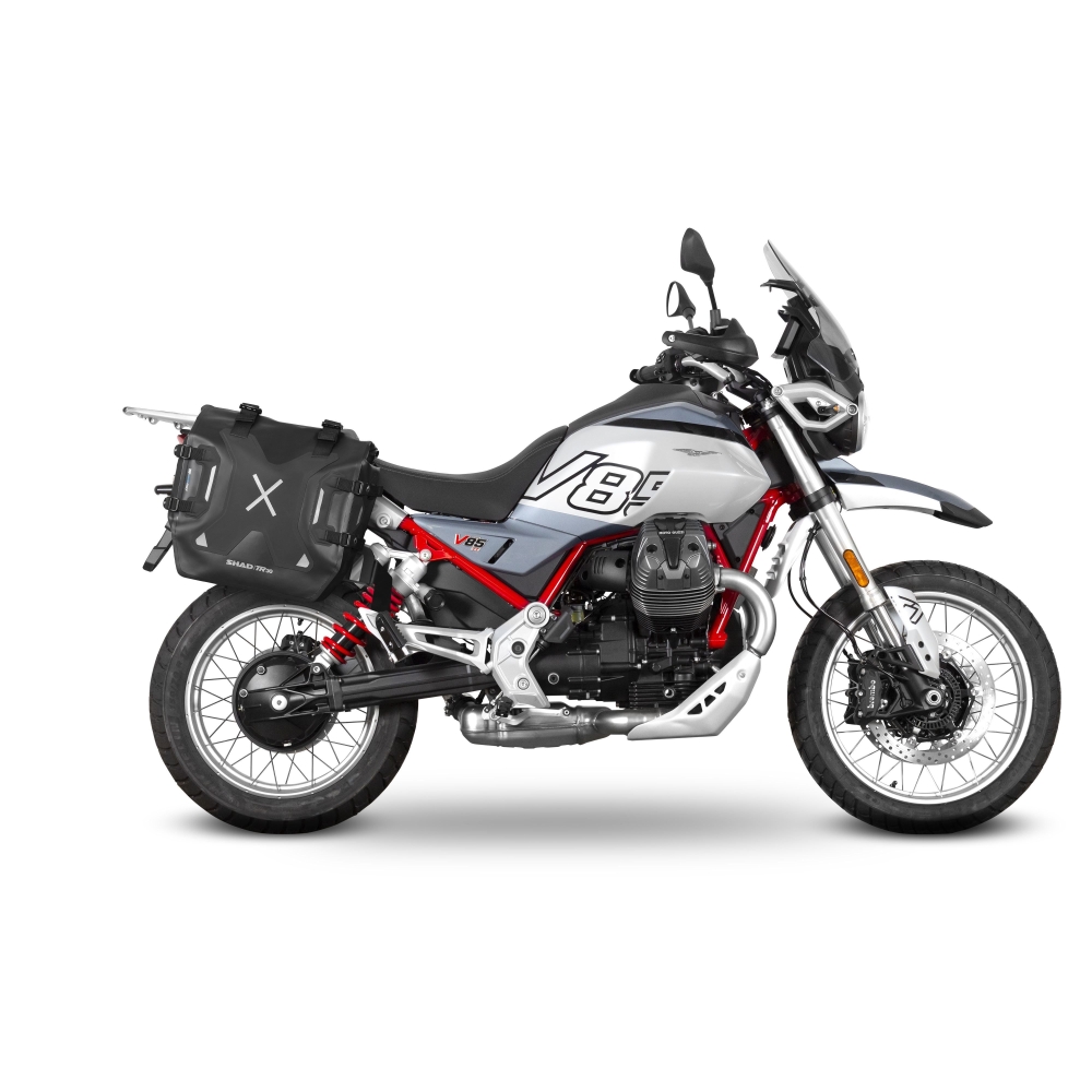 SHAD 3P SYSTEM support valises latérales MOTO GUZZI V85 TT / TRAVEL / 2024 2025 - M0VT84IF