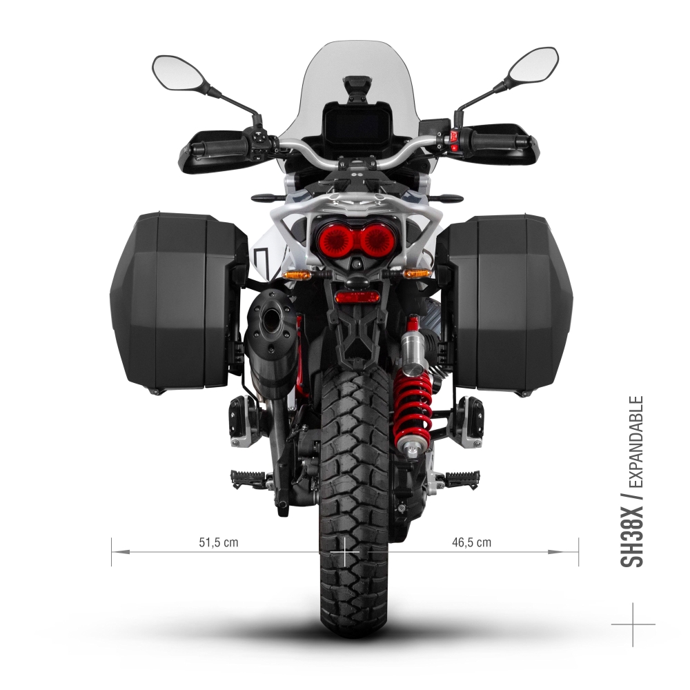 SHAD 3P SYSTEM support for side cases MOTO GUZZI V85 TT / TRAVEL / 2024 2025 - M0VT84IF