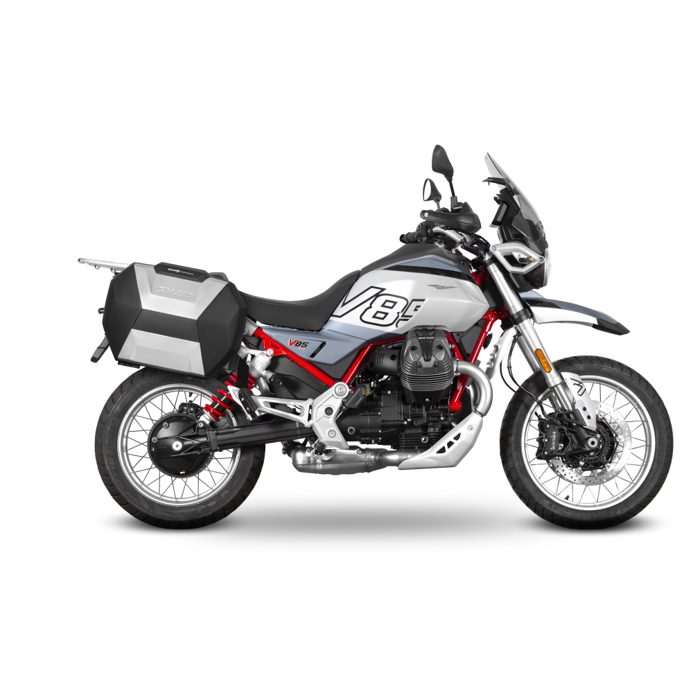 SHAD 3P SYSTEM support for side cases MOTO GUZZI V85 TT / TRAVEL / 2024 2025 - M0VT84IF