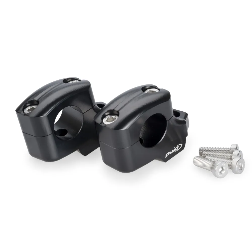 PUIG réhausseur de guidon pontets PULLBACK +25mm / Ø 29mm  / YAMAHA MT-09 / SP / AMT / 2024 2025- 22101