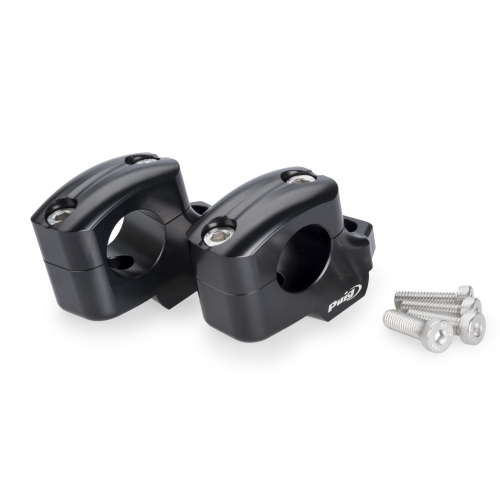 PUIG universal handlebar riser +25 mm / Ø 29mm / back 16mm / YAMAHA MT-09 / SP / AMT / 2024 2025- 22101