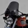 pare brise bulle universel MINI RACER pour moto HARLEY DAVIDSON Sportster 883 R & 1200 - 38cm