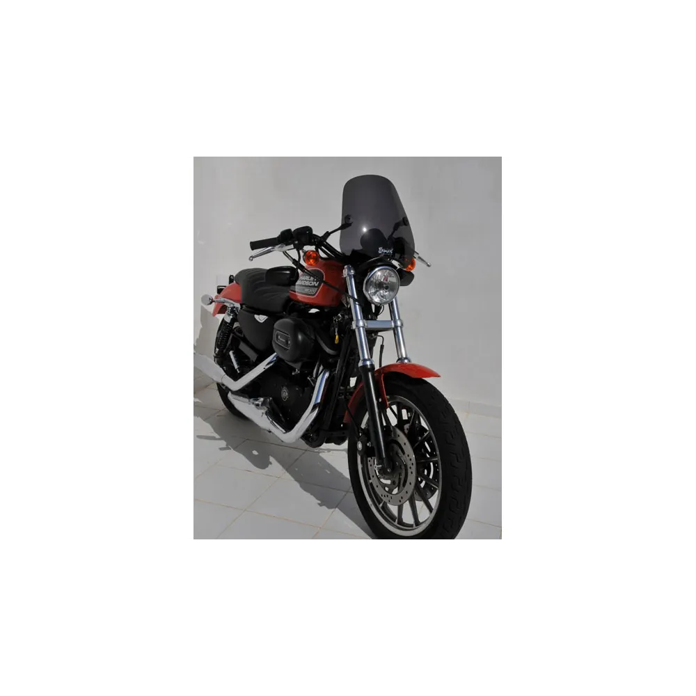 pare brise bulle universel MINI RACER pour moto sportster HARLEY 883R & 1200 - 38cm