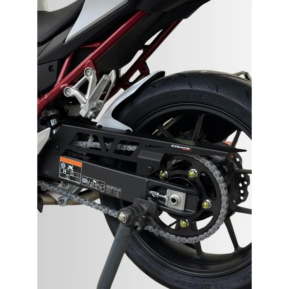 ERMAX garde boue arrière + carter de chaine aluminium HONDA CB 750 HORNET / 2025