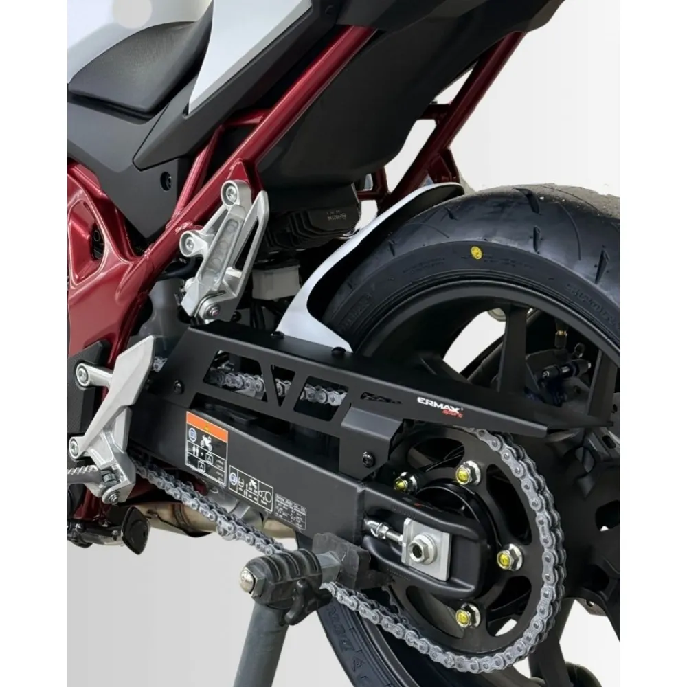 ERMAX garde boue arrière + carter de chaine aluminium HONDA CB 750 HORNET / 2025