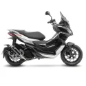 LEOVINCE APRILIA SR GT 125 / 200 / SPORT / 2022 2024 GP CORSA INOX BLACK ligne complète NON HOM- 15500BU