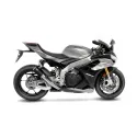LEOVINCE APRILIA RSV4 / 1000 / V4 / RR / 1100 / 2019 2024 LV CORSA S INOX BLACK pot d'échappement NON HOM - 15401SBU