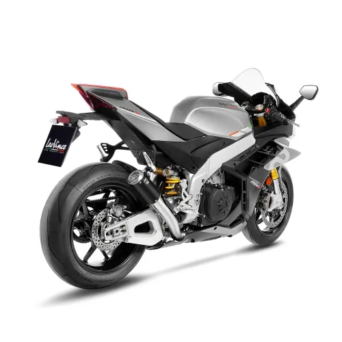 LEOVINCE APRILIA RSV4 / 1000 / V4 / RR / 1100 / 2019 2024 LV CORSA S INOX BLACK pot d'échappement NON HOM - 15401SBU