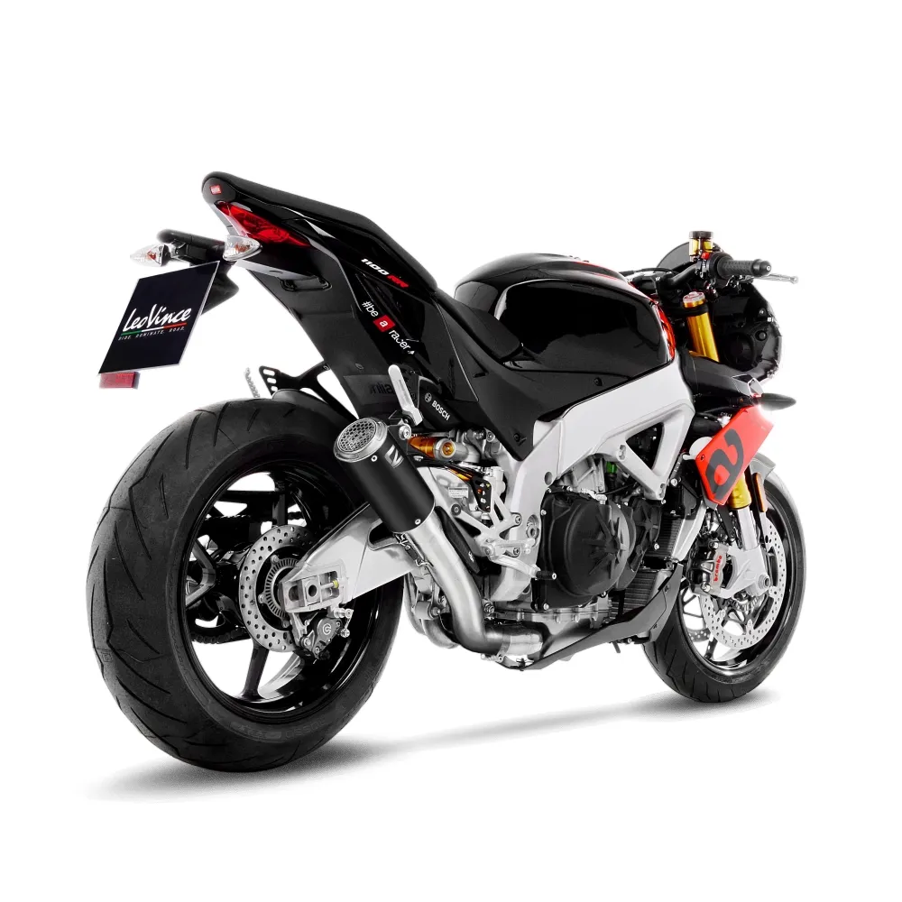LEOVINCE APRILIA RSV4 / 1000 / V4 / RR / 1100 / 2019 2024 LV CORSA S INOX BLACK pot d'échappement NON HOM- 15401SBU
