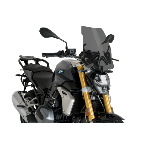 PUIG TOURING wind deflector (with original BMW support) BMW R1250 R / 2018 2025 ref 3626