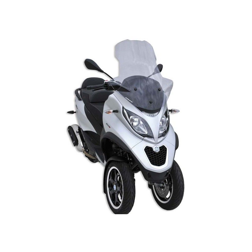 piaggio MP3 125 300 500 TOURING SPORT BUSINESS 2011 2018 pare brise bulle HP +10 avec protèges mains