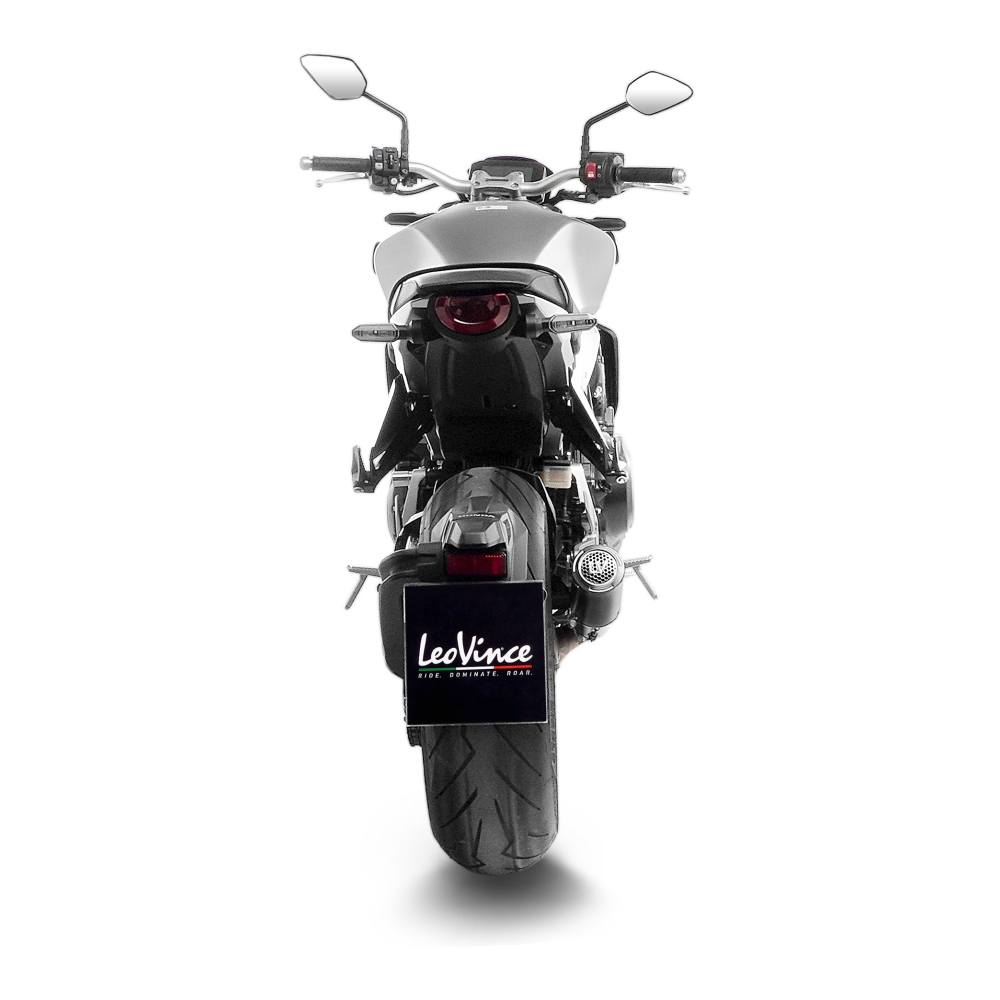 LEOVINCE HONDA CB 1000 R / CAFE / 2018 2024 LV CORSA S INOX BLACK exhaust system EURO5 - 15401SBU
