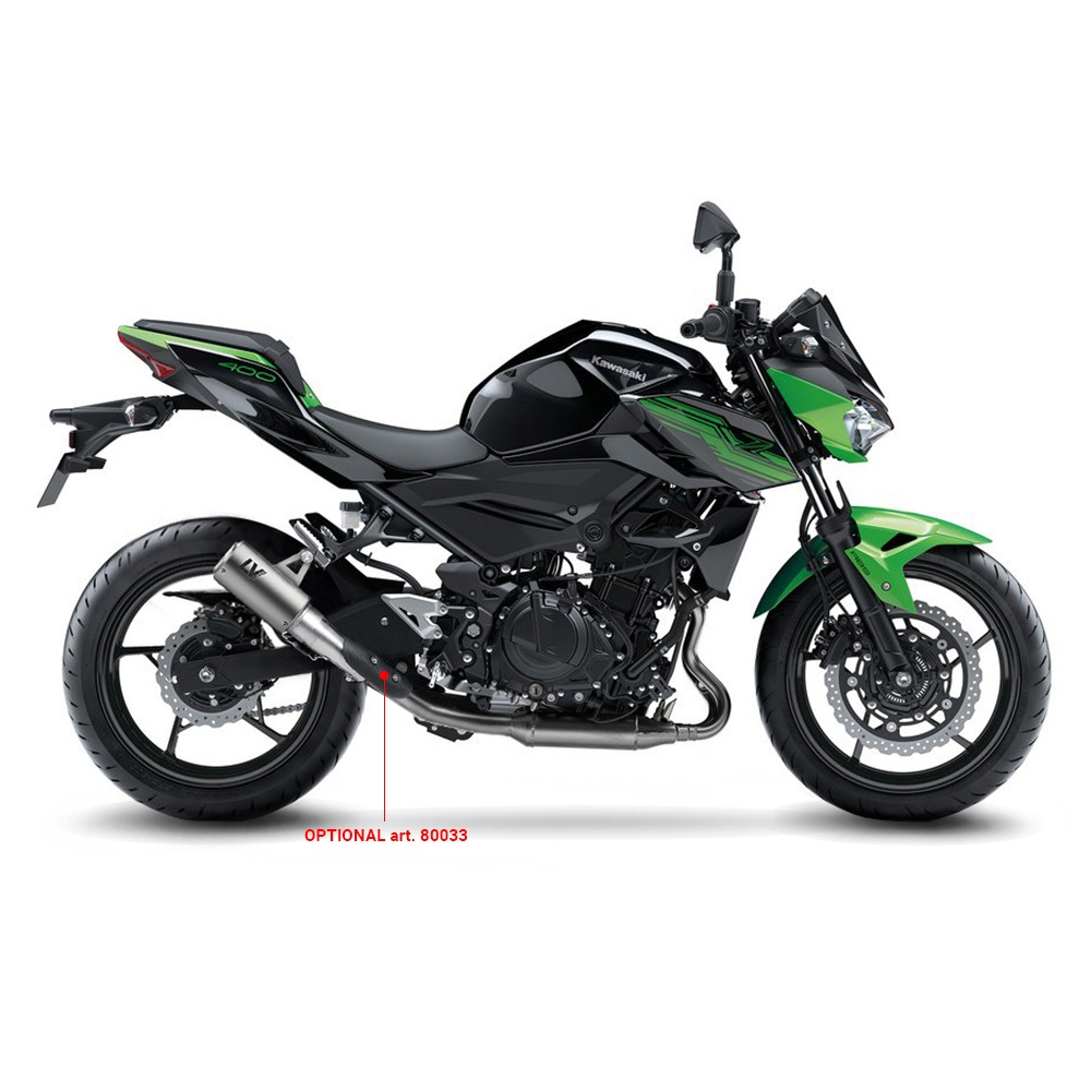 LEOVINCE KAWASAKI NINJA 400 / 500 / Z 400 / SE / 2018 2025 LV CORSA S TITANIUM exhaust system NOT APP - 15400STU