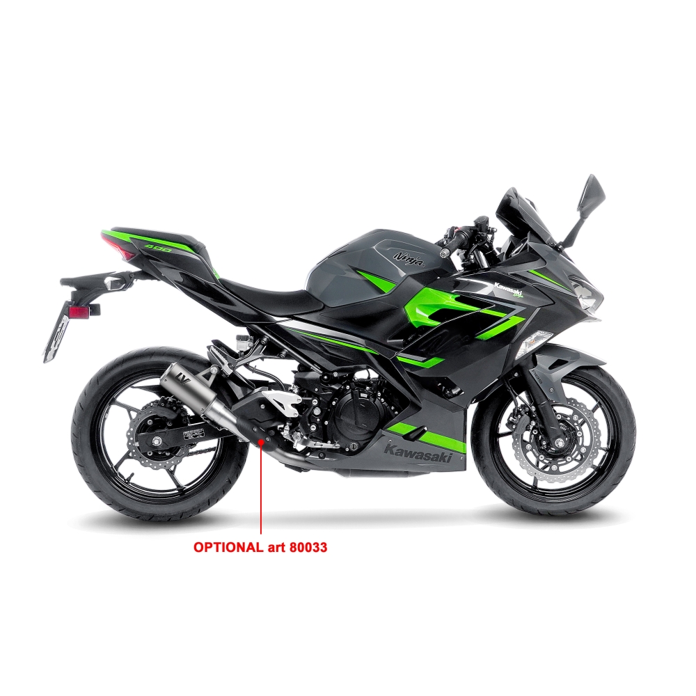 LEOVINCE KAWASAKI NINJA 400 / 500 / Z 400 / SE / 2018 2025 LV CORSA S TITANIUM exhaust system NOT APP - 15400STU