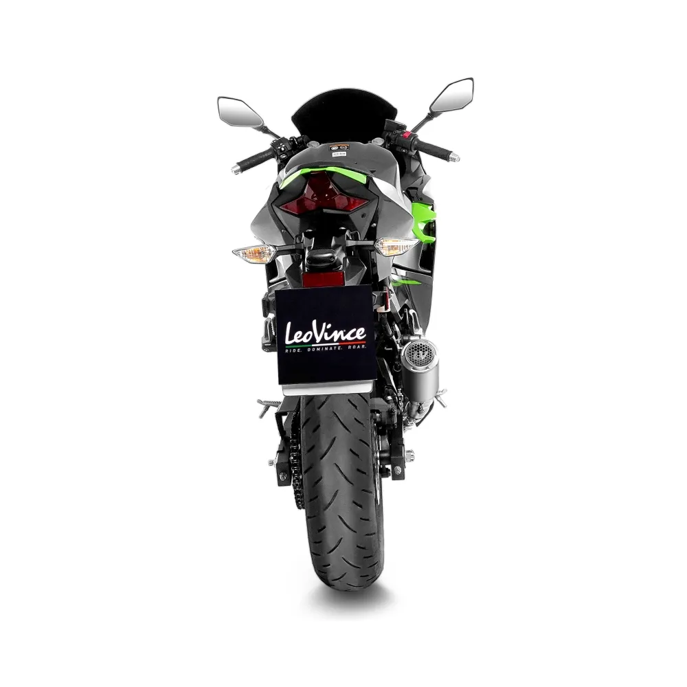 LEOVINCE KAWASAKI NINJA 400 / 500 / Z 400 / SE / 2018 2025 LV CORSA S TITANE  pot d'échappement NON HOM - 15400STU