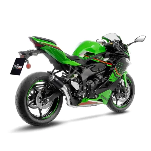 LEOVINCE KAWASAKI ZX-4 R / RR / 2024 2025 LV CORSA S INOX BLACK exhaust NOT APP- 15409SBU