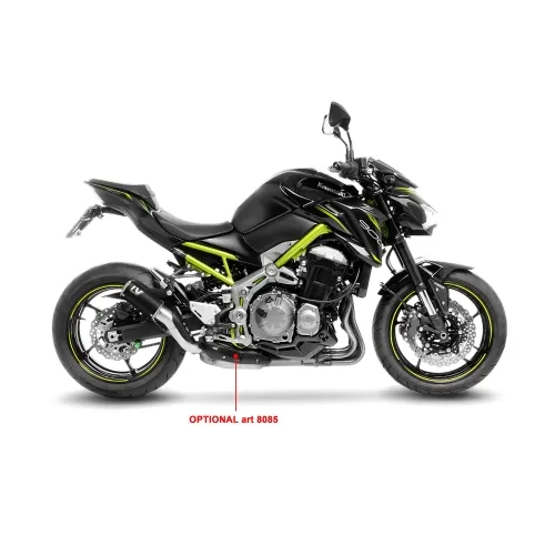 LEOVINCE KAWASAKI Z 900 / A2 / 2017 2024 LV CORSA S INOX BLACK pot d'échappement EURO5+ - 15402SB