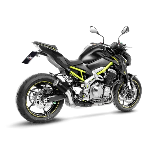 LEOVINCE KAWASAKI Z 900 / A2 / 2018 2024 LV CORSA S INOX BLACK pot d'échappement EURO5 - 15402SB