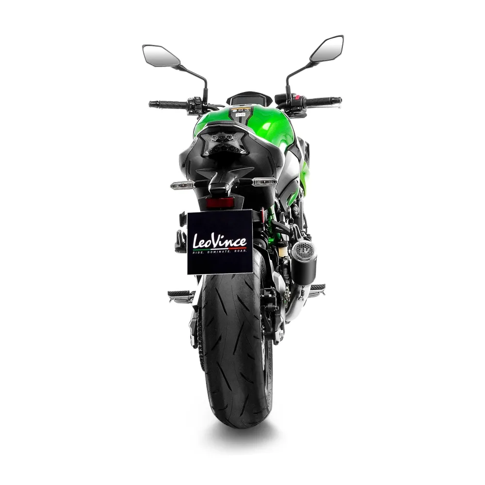 LEOVINCE KAWASAKI Z 900 / 2020 2024 LV CORSA S INOX BLACK exhaust EURO5 - 15404SB