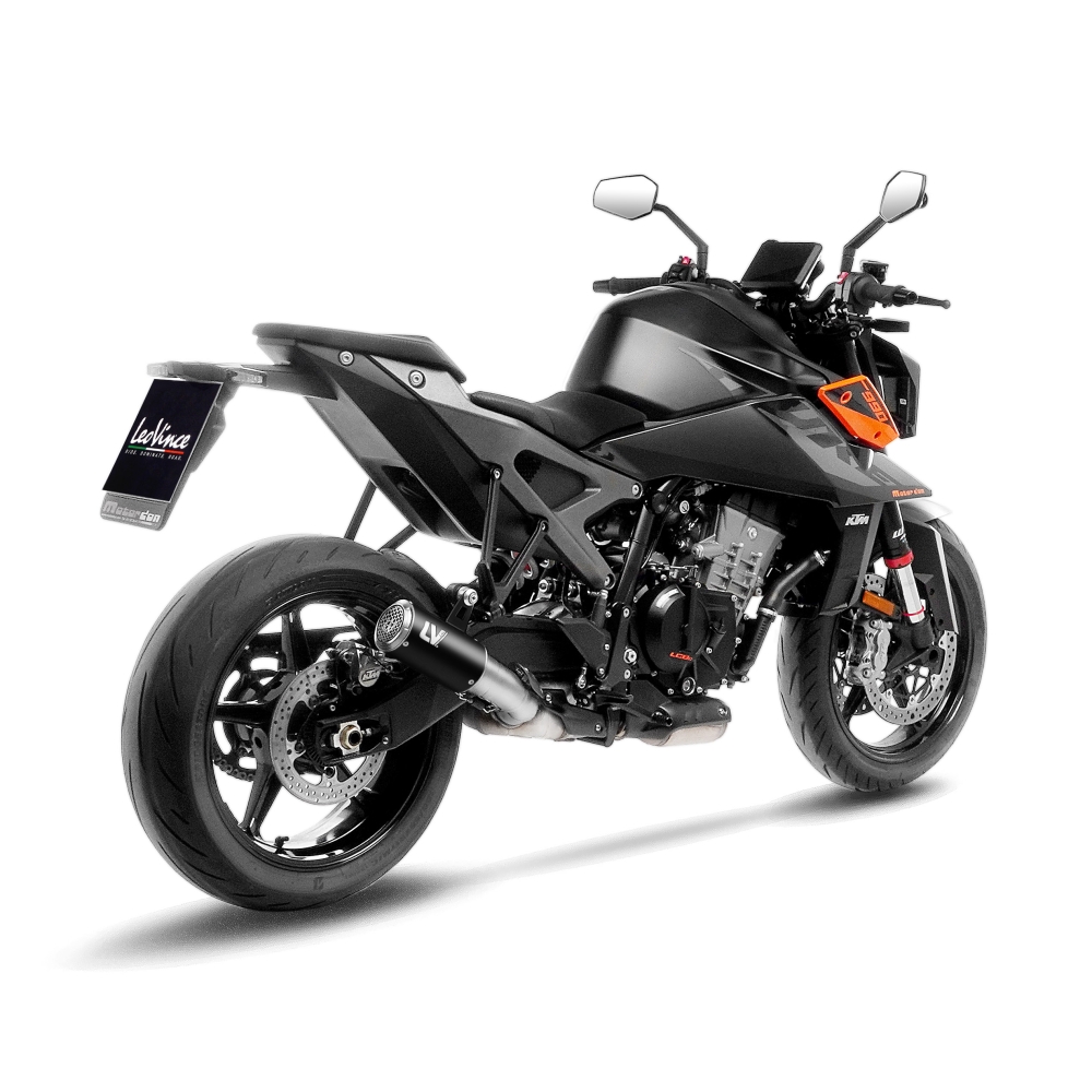 LEOVINCE KTM 990 DUKE / R / 2024 2025 LV CORSA S INOX BLACK pot d'échappement NON HOM- 15411SBU