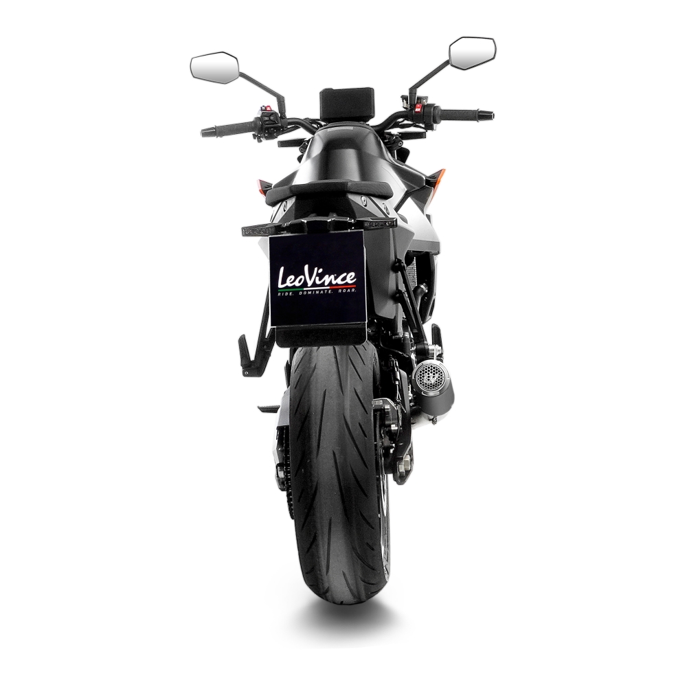 LEOVINCE KTM 990 DUKE / R / 2024 2025 LV CORSA S INOX BLACK pot d'échappement NON HOM- 15411SBU