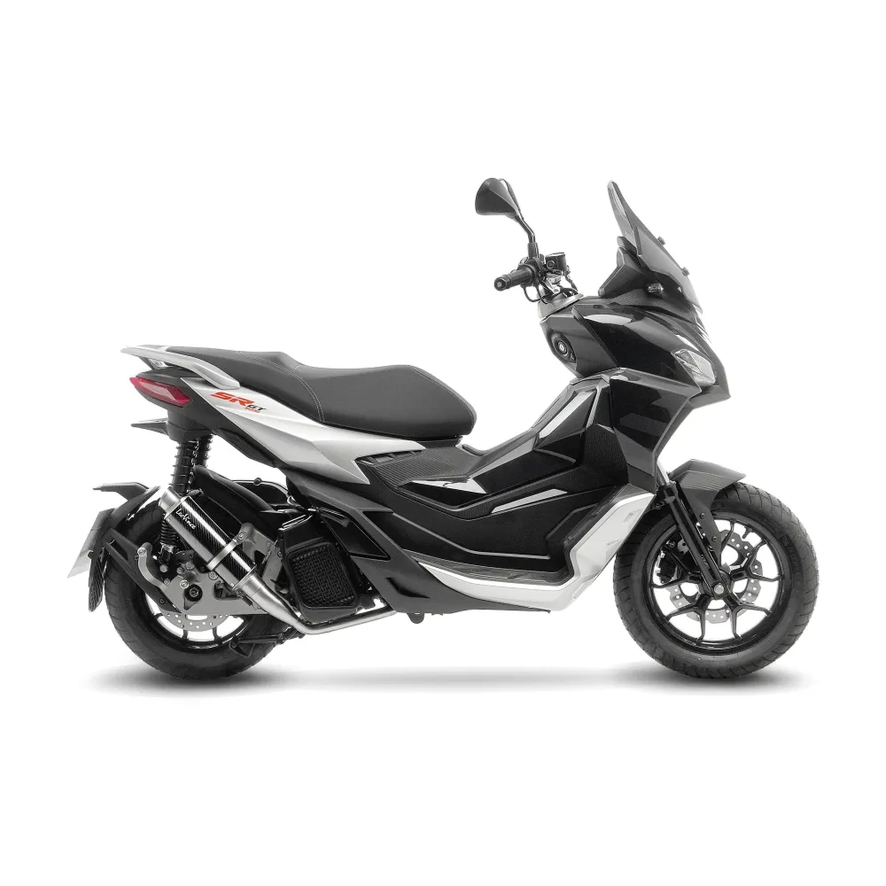 LEOVINCE APRILIA SR GT 125 / 200 / SPORT / 2022 2024 GP CORSA CARBONE ligne complète NON HOM - 15500U