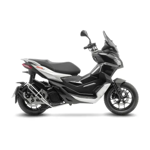 LEOVINCE APRILIA SR GT 125 / 200 / SPORT / 2022 2024 GP CORSA CARBONE ligne complète NON HOM - 15500U