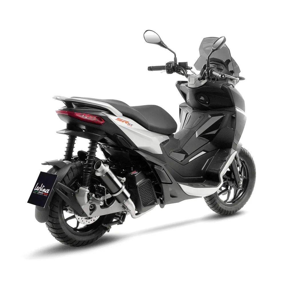 LEOVINCE APRILIA SR GT 125 / 200 / SPORT / 2022 2024 GP CORSA CARBONE ligne complète NON HOM - 15500U