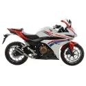 LEOVINCE HONDA CB 500 F / CBR 500 R / 2016 2018 GP CORSA INOX BLACK exhaust NOT APP - 3384BU