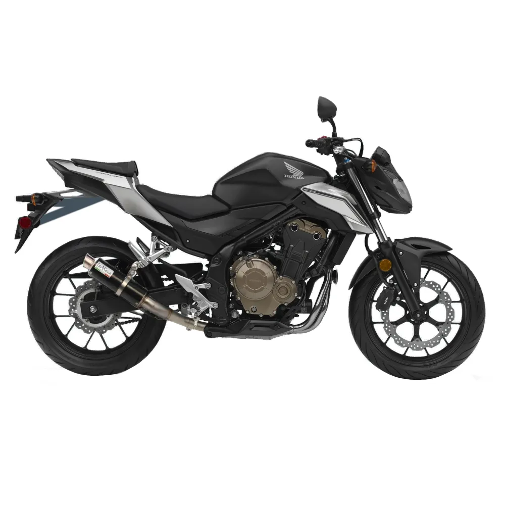 LEOVINCE HONDA CB 500 F / CBR 500 R / 2016 2018 GP CORSA CARBONE pot échappement NON HOM - 3384U