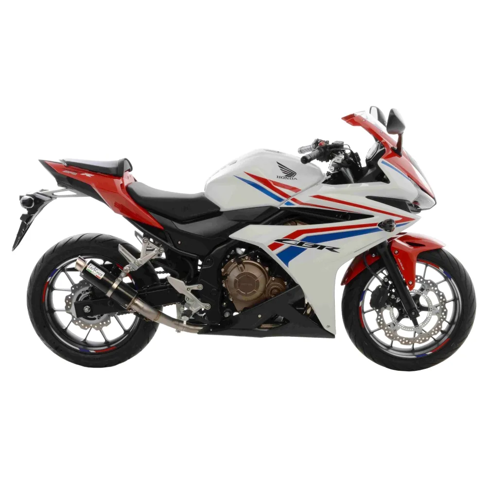 LEOVINCE HONDA CB 500 F / CBR 500 R / 2016 2018 GP CORSA CARBONE pot échappement NON HOM - 3384U