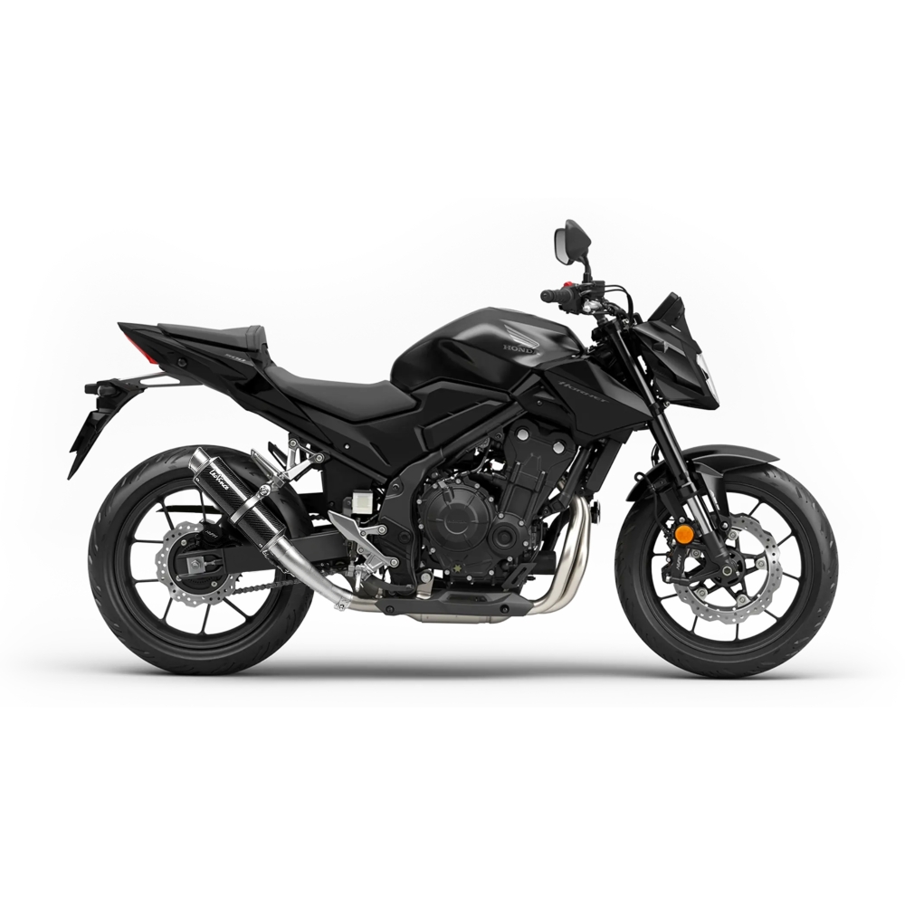 LEOVINCE HONDA CB 500 X / F / R / HORNET / NX / CBR / 2019 2025 GP CORSA CARBONE pot échappement NON HOM - 3395U
