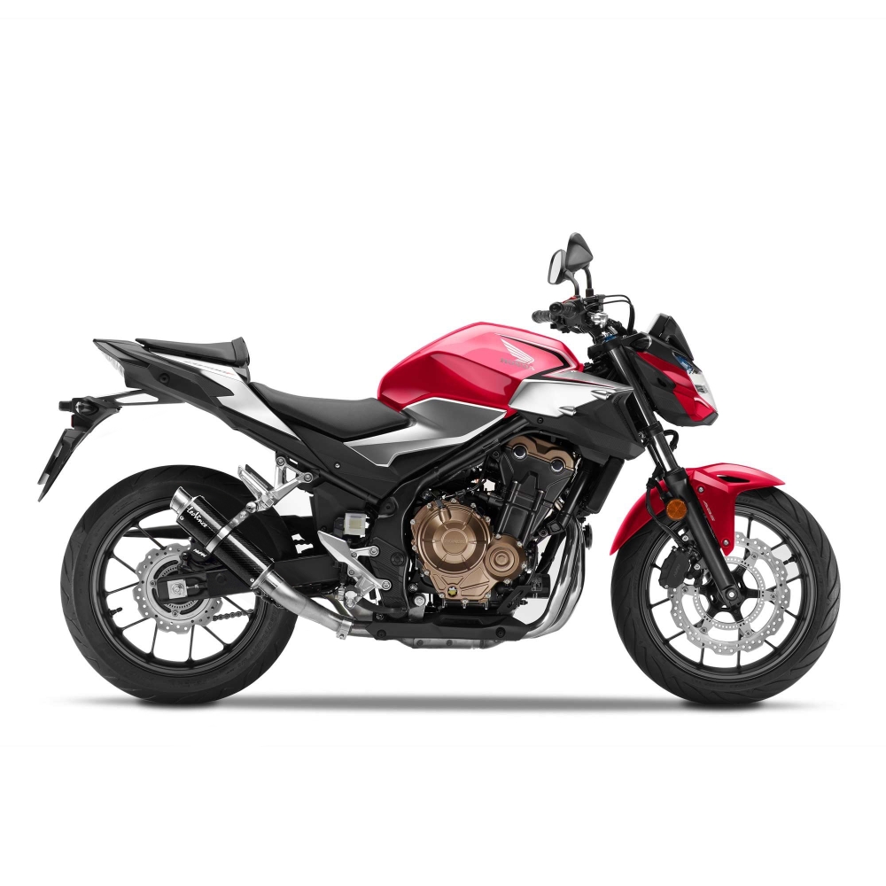 LEOVINCE HONDA CB 500 X / F / R / HORNET / NX / CBR / 2019 2025 GP CORSA CARBONE pot échappement NON HOM - 3395U