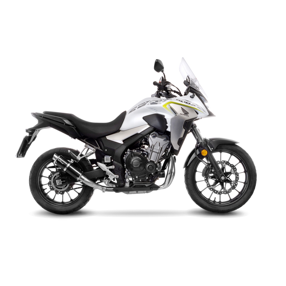 LEOVINCE HONDA CB 500 X / F / R / HORNET / NX / CBR / 2019 2025 GP CORSA CARBONE pot échappement NON HOM - 3395U